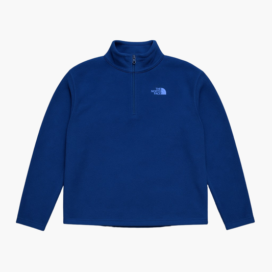 The North Face Quarter Zip Sweatshirt Embroidered Logo (Men's M)