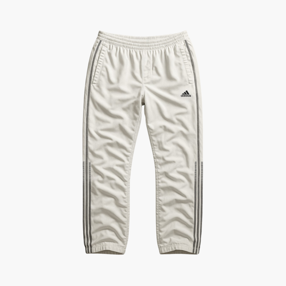 Adidas White Sports Pants (L)