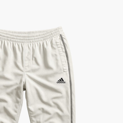 Adidas White Sports Pants (L)