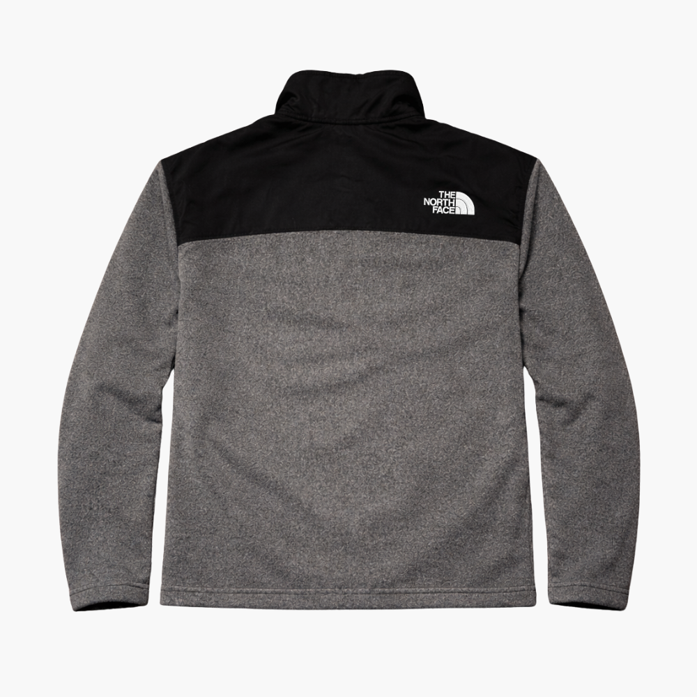 The North Face Grey & Black Fleece Pullover (L)