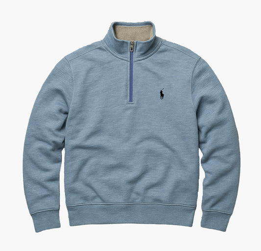Ralph Lauren Blue Half-Zip Sweater (S)