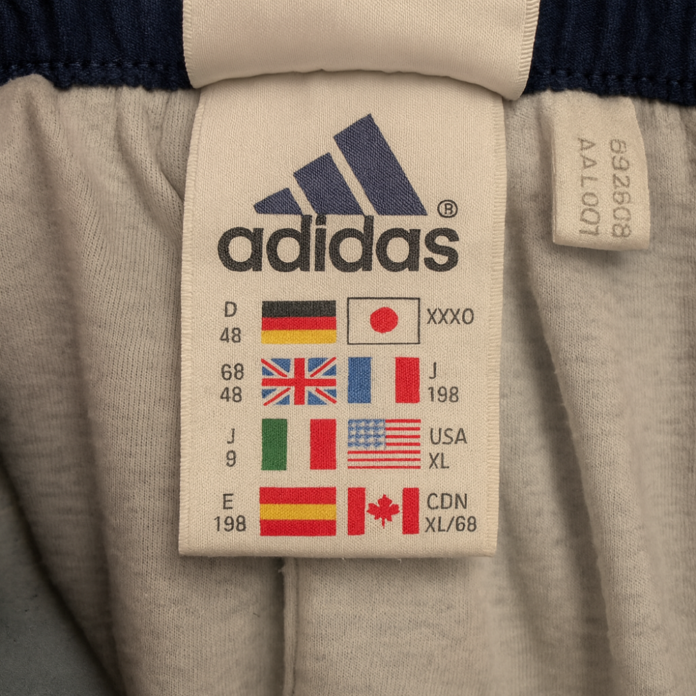 Adidas Vintage Dark Navy Sports Pants (XL)