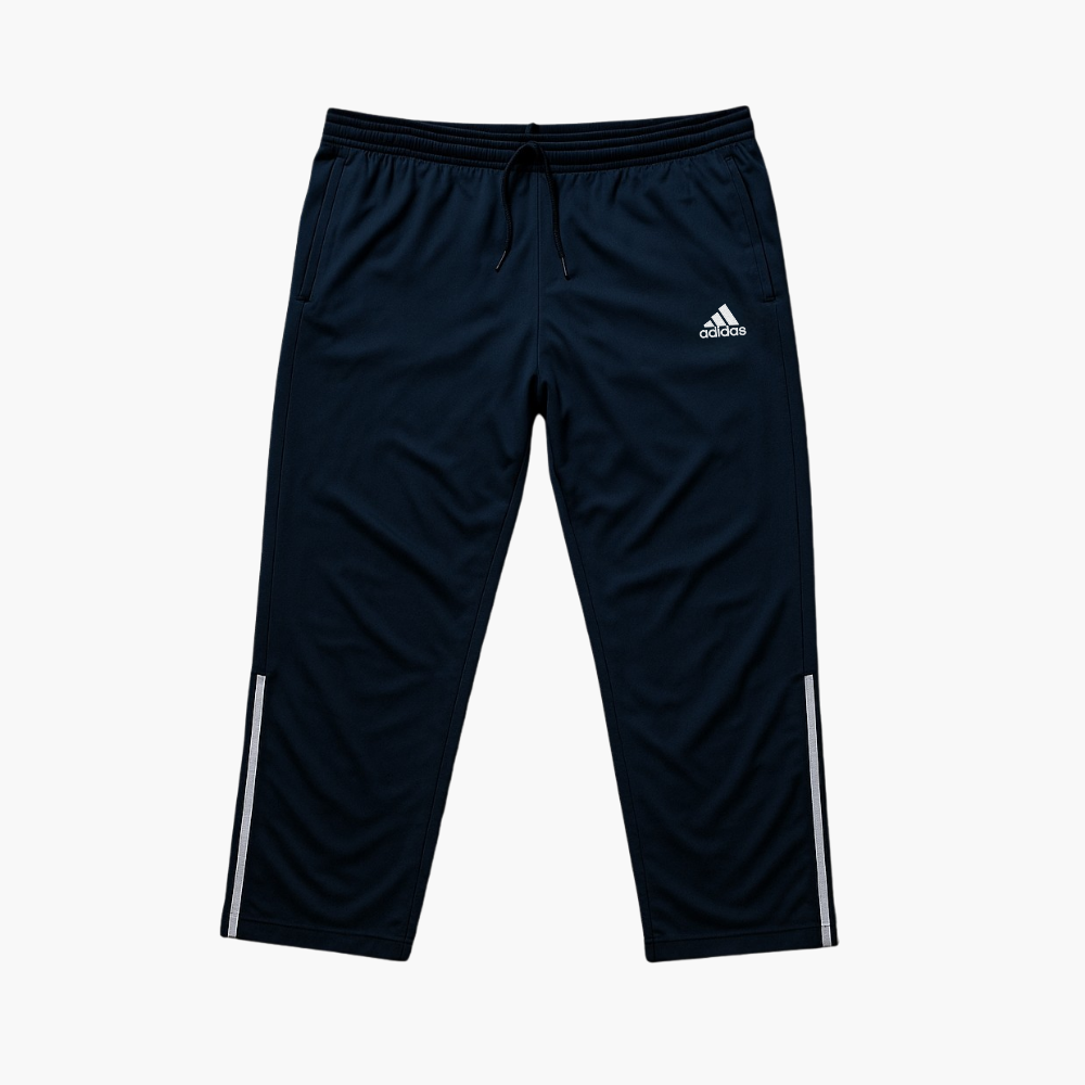 Adidas Navy Blue Sports Track Pants (XL)