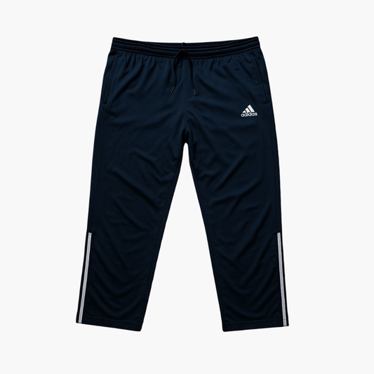 Adidas Navy Blue Sports Track Pants (XL)
