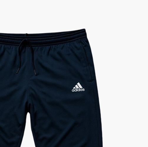 Adidas Navy Blue Sports Track Pants (XL)