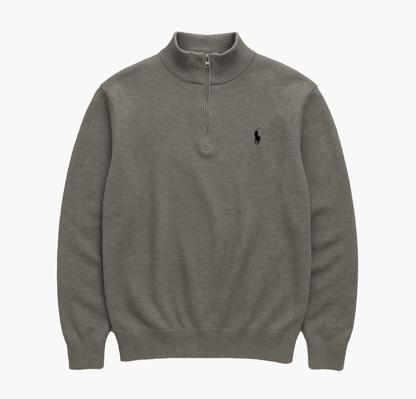 Ralph Lauren Grey Half-Zip Sweatshirt (S)