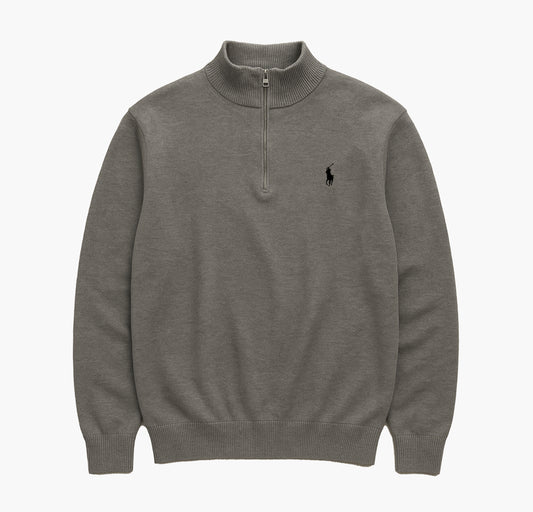 Ralph Lauren Grey Half-Zip Sweatshirt (S)