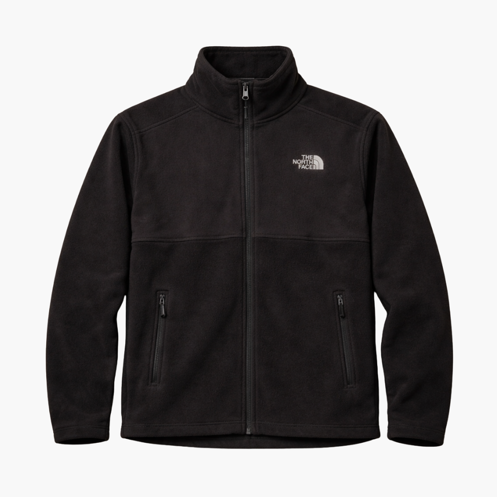 The North Face Black Full-Zip Fleece Jacket (L)