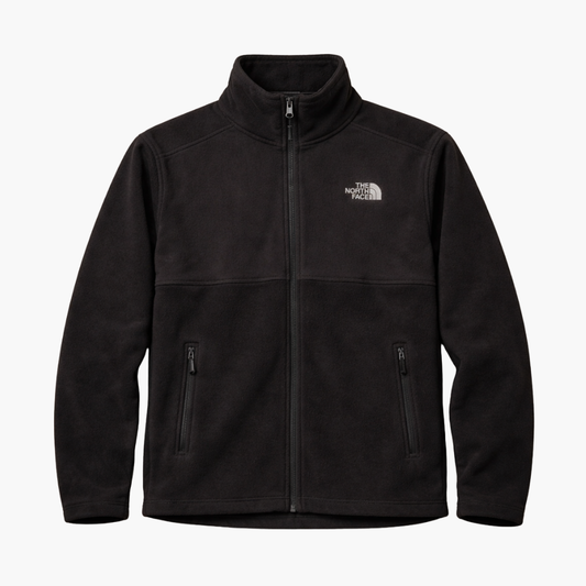 The North Face Black Full-Zip Fleece Jacket (L)