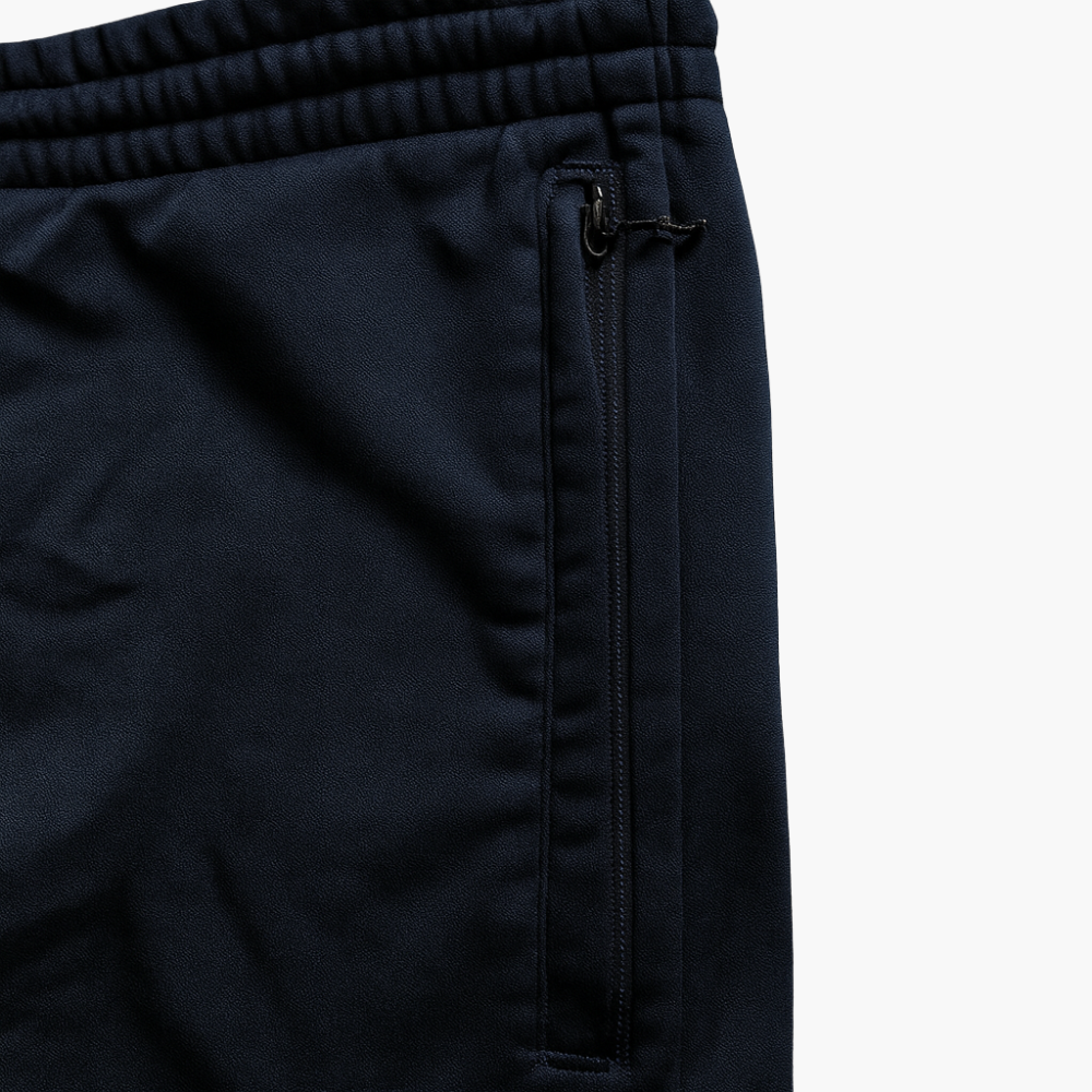 Adidas Navy Blue Sports Track Pants (XL)