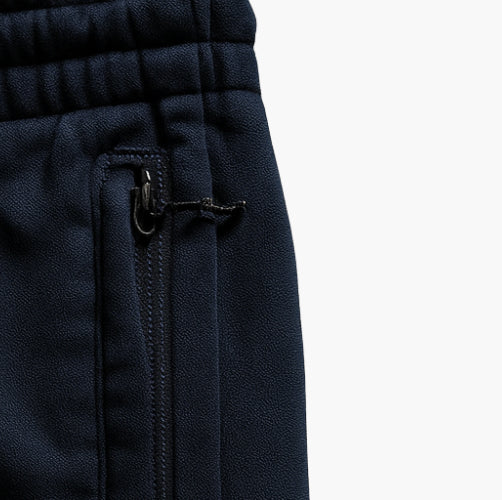 Adidas Navy Blue Sports Track Pants (XL)