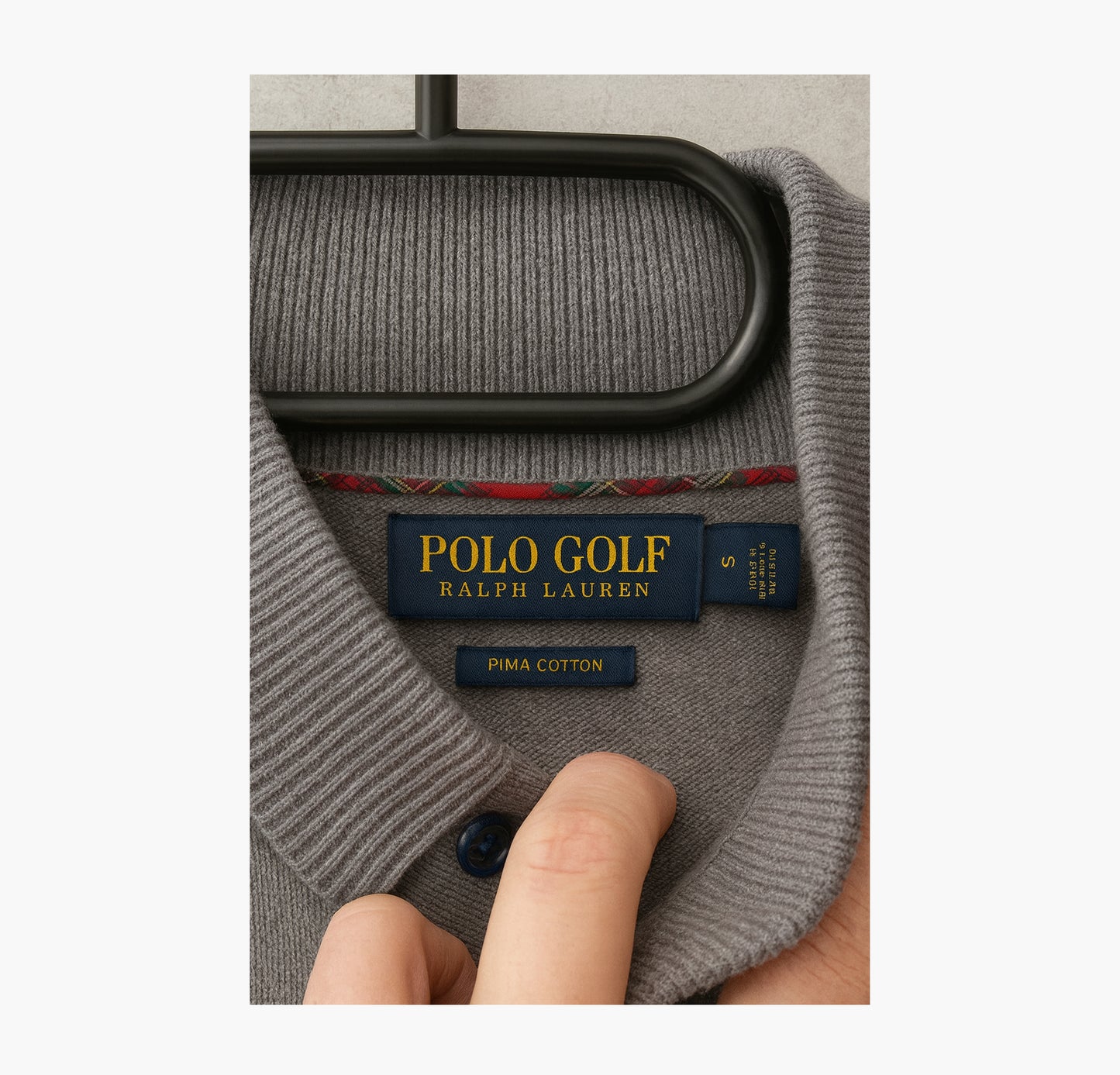 Ralph Lauren Grey Half-Zip Sweatshirt (S)