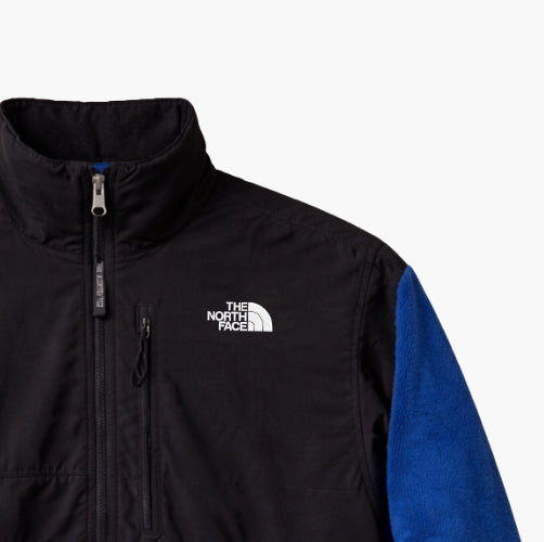 The North Face Black & Navy Zip Fleece Jacket (L)