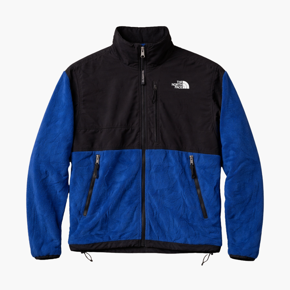 The North Face Black & Navy Zip Fleece Jacket (L)