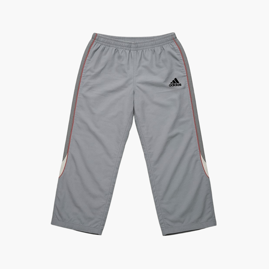 Adidas Grey/Light Blue Track Pants (XL)
