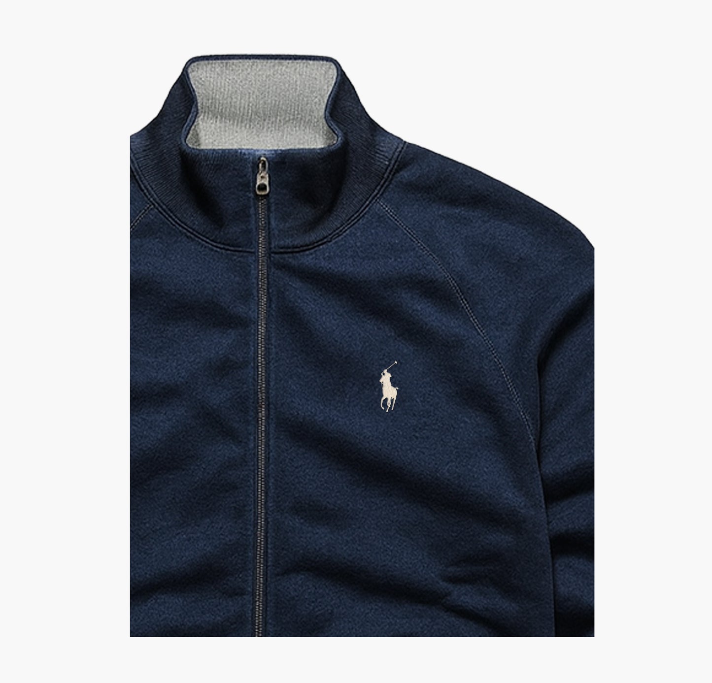 Ralph Lauren Navy Half-Zip Sweater (S)