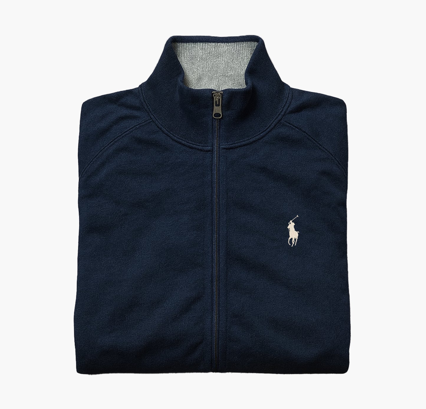 Ralph Lauren Navy Half-Zip Sweater (S)