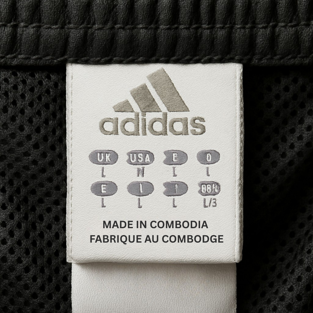 Adidas Vintage Black/White Training Pants (XL)