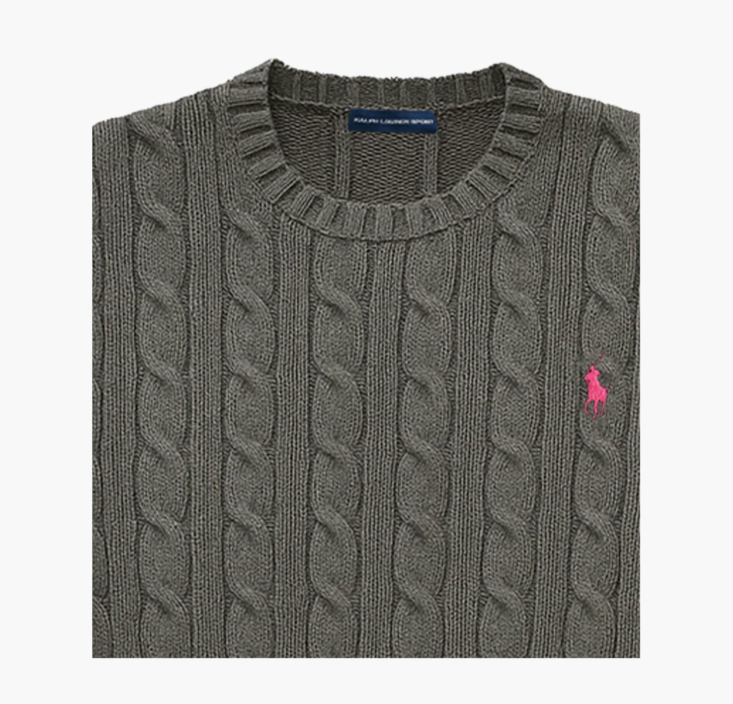 Ralph Lauren Grey Cable Knit Winter Sweater (M/S)