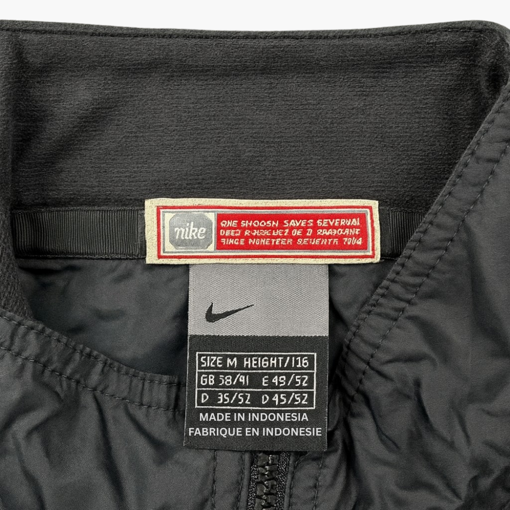 Nike Vintage 90’s Black Classic Solo Logo Jacket (M)