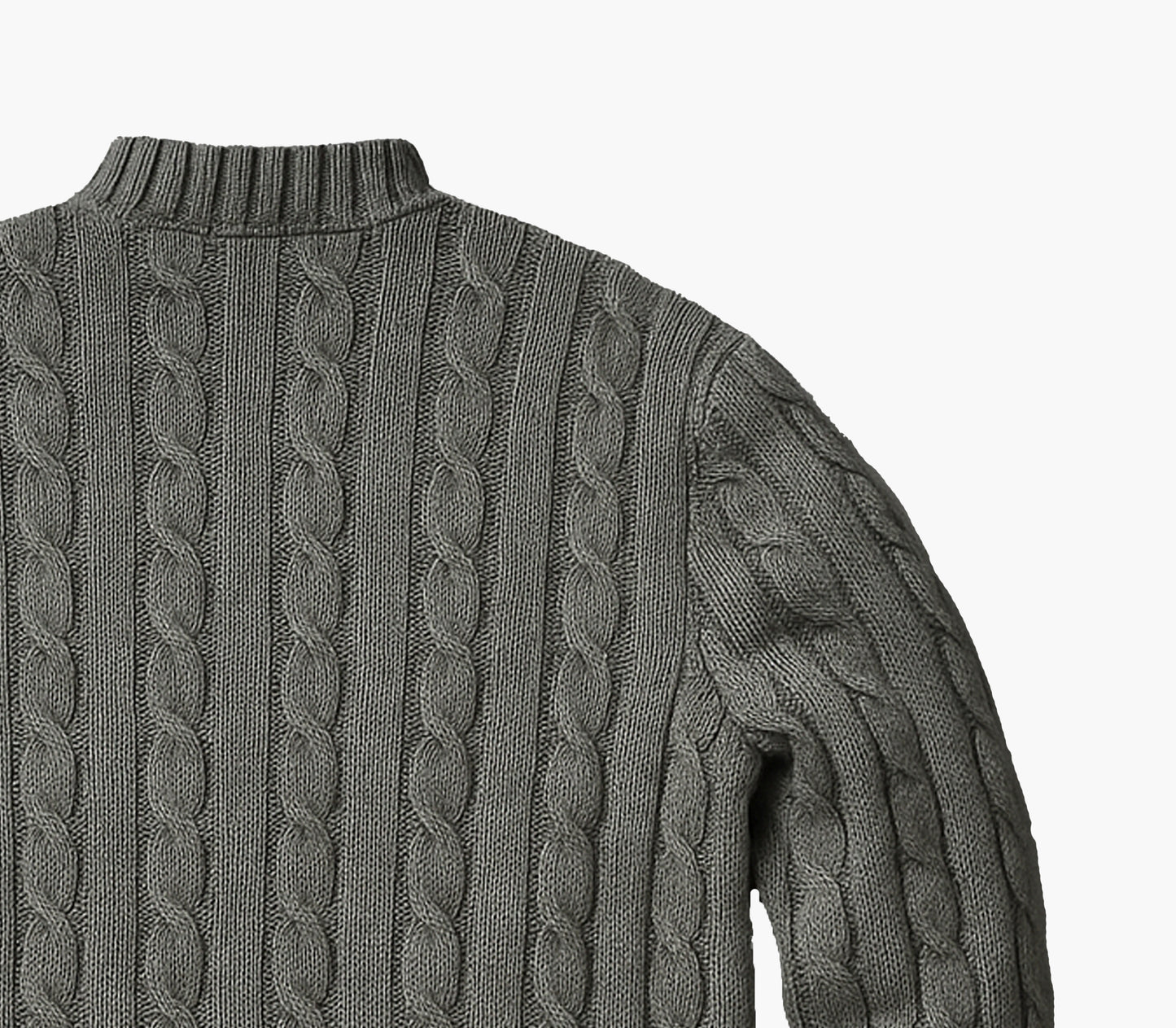Ralph Lauren Grey Cable Knit Winter Sweater (M/S)