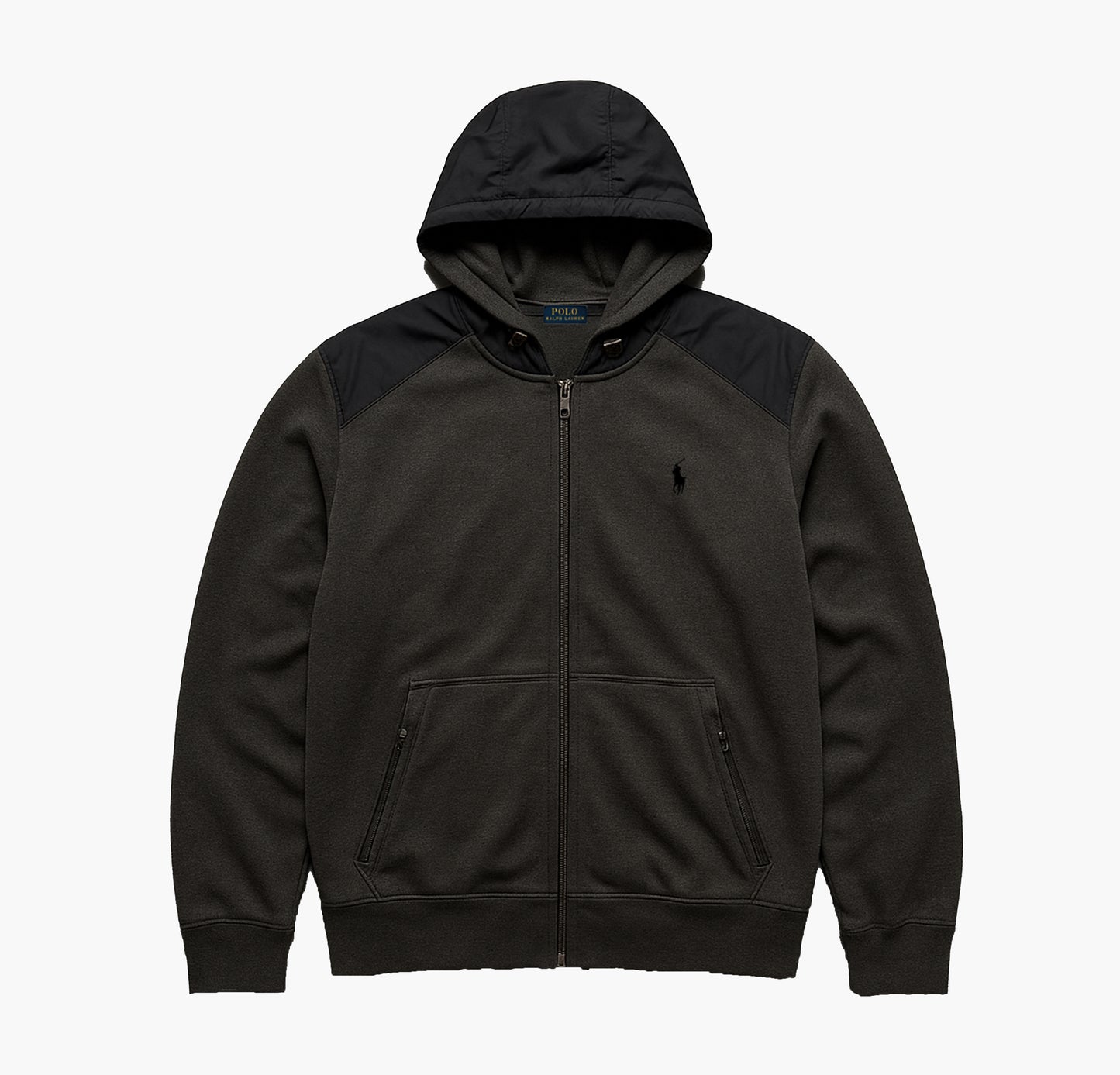 Ralph Lauren Grey & Black Hooded Jacket (M)