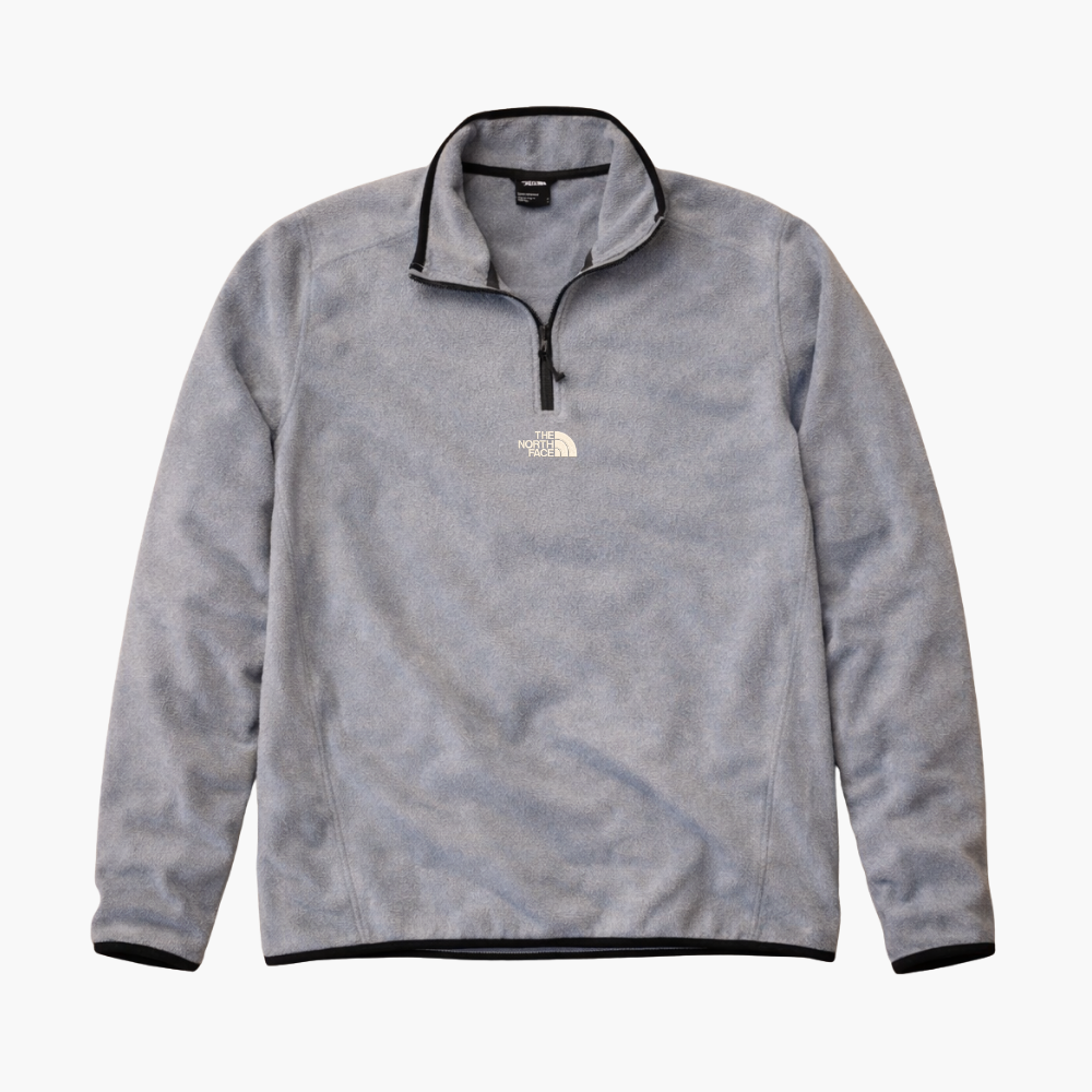 The North Face Light Grey Polar Fleece Sweatshirt (S)