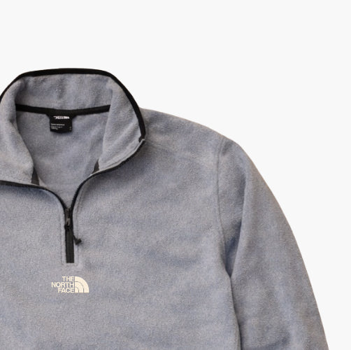 The North Face Light Grey Polar Fleece Sweatshirt (S)