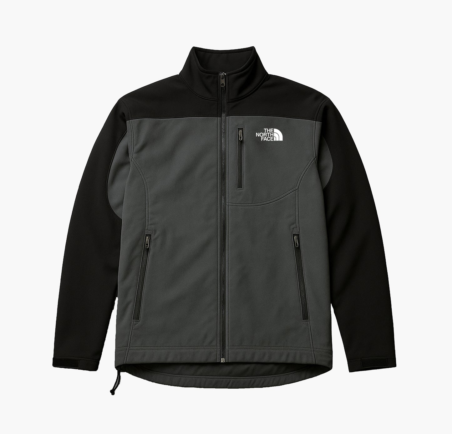 The North Face Vintage Fleece Jacket Black & Grey (L)