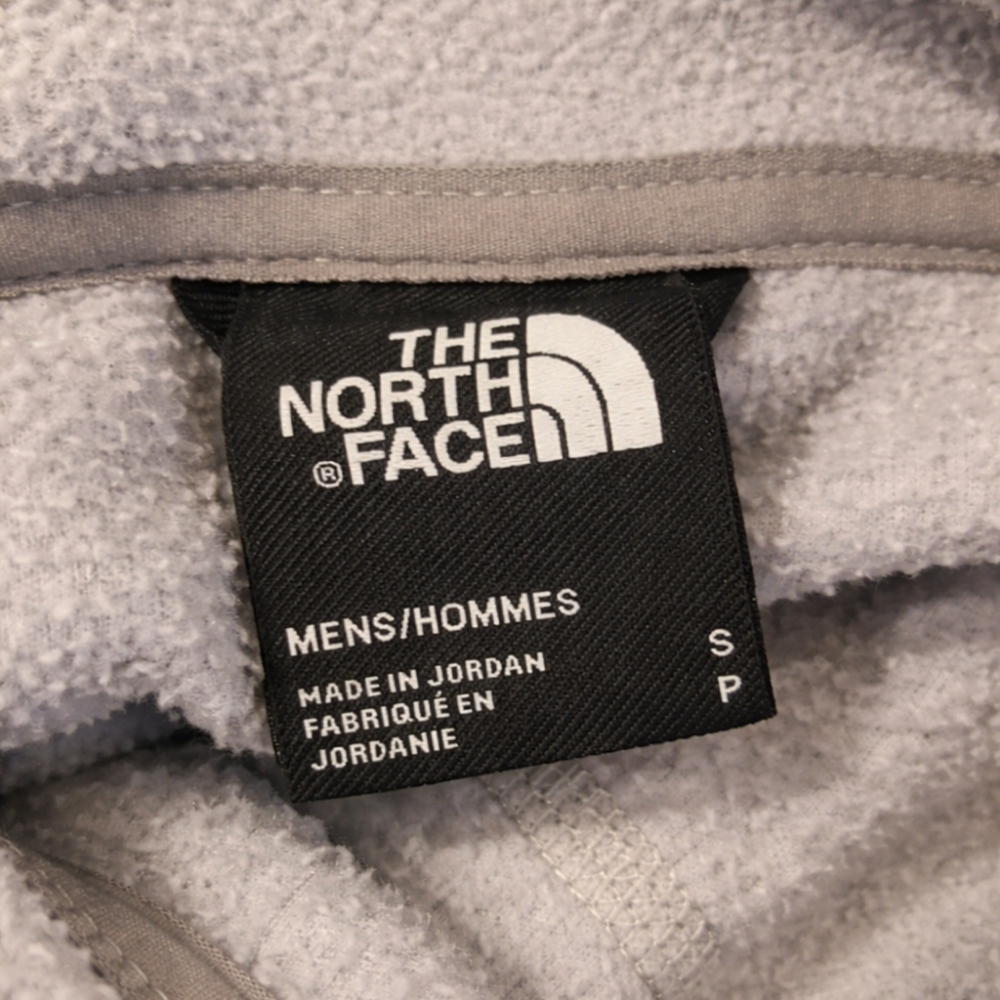 The North Face Light Grey Polar Fleece Sweatshirt (S)