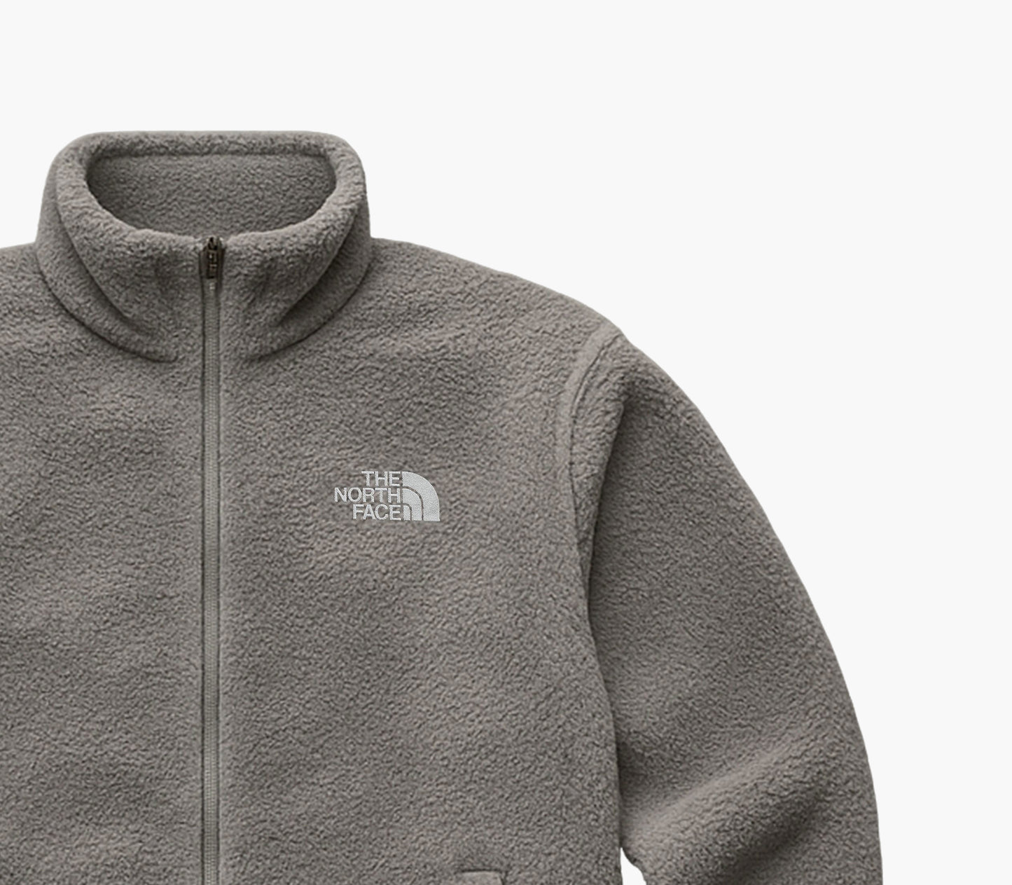 The North Face Vintage Thick Fleece Jacket Grey (M)