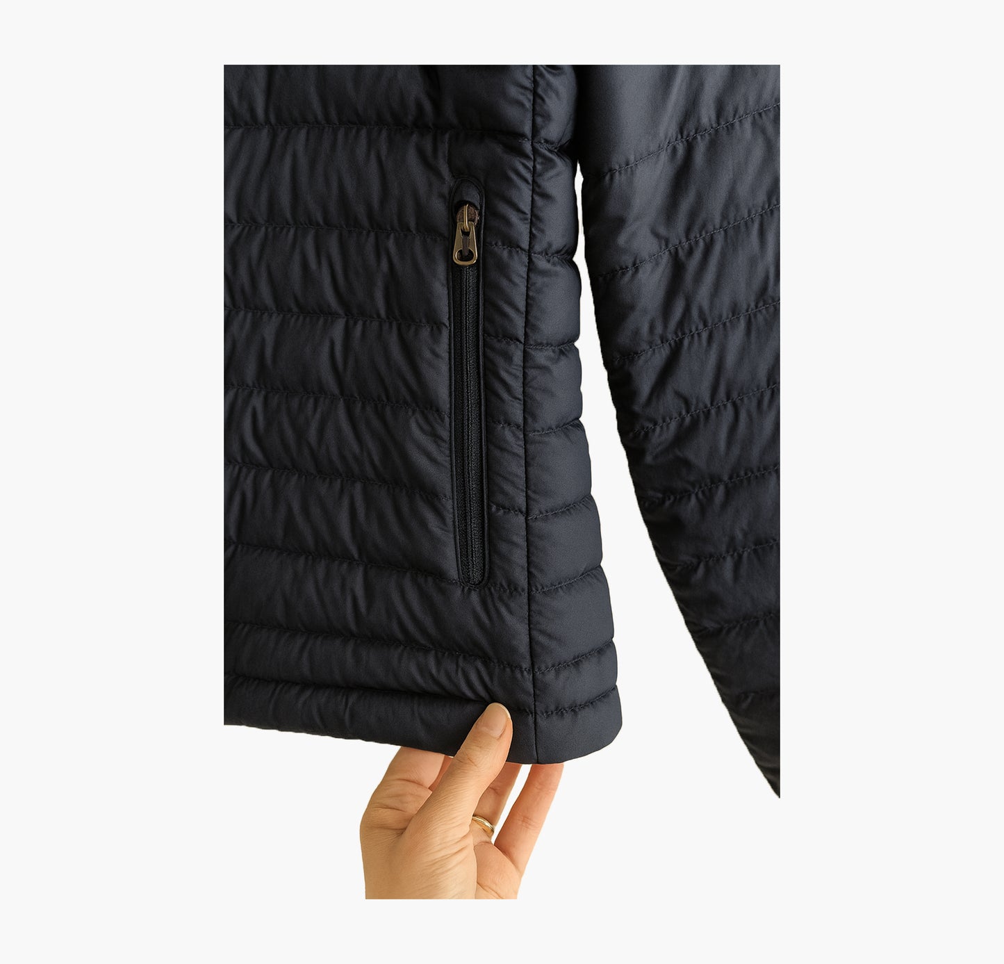 The North Face Vintage Lightweight Puffer Jacket Navy Blue (S)