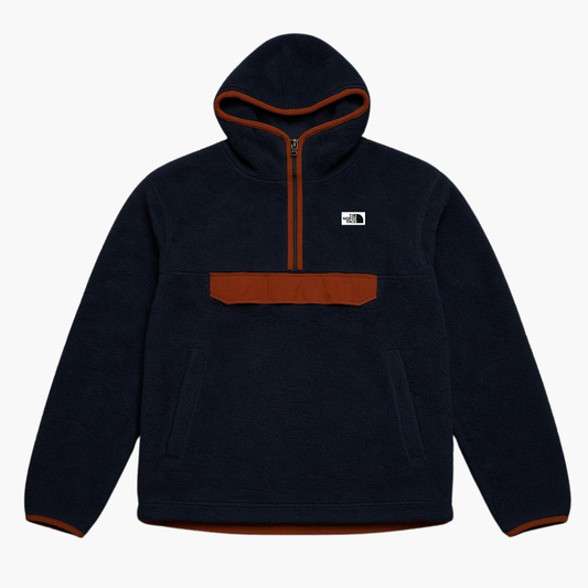 The North Face Quarter Zip Sweatshirt Embroidered Logo (Men's M)