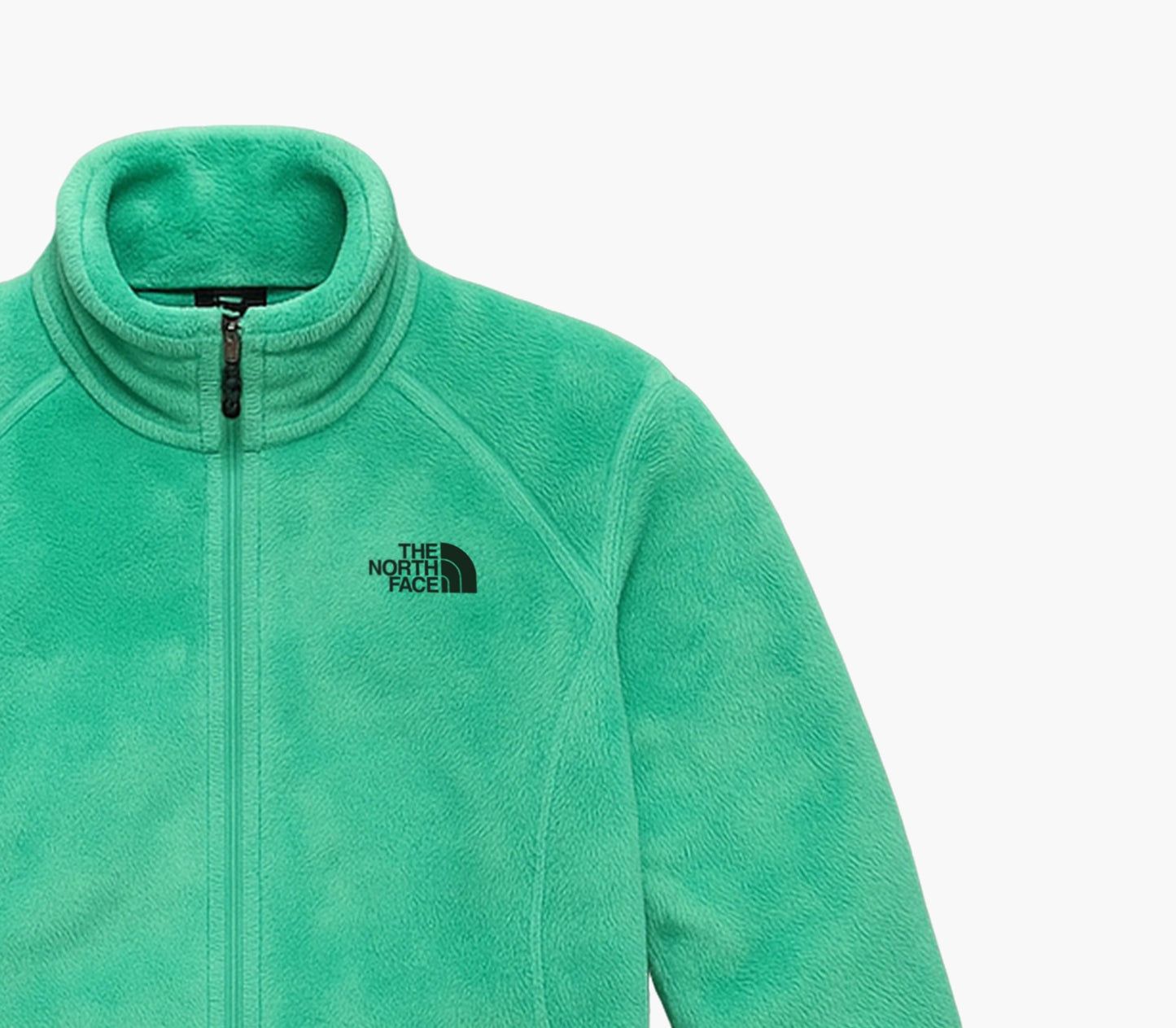 The North Face Vintage Plush Fleece Jacket Mint Green (S)