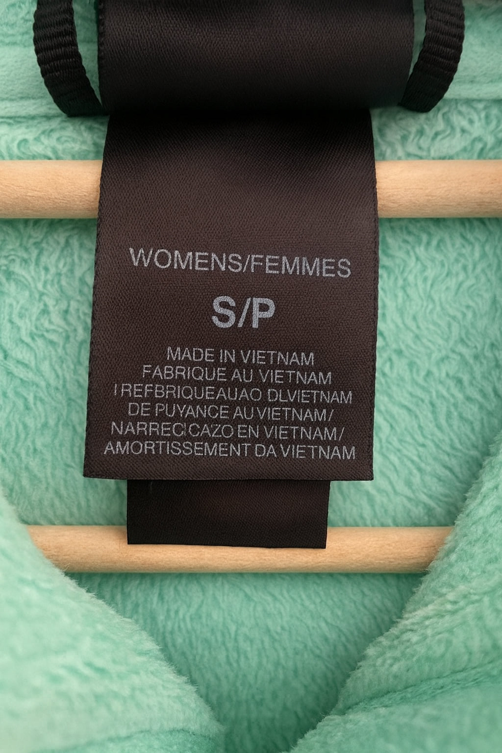 The North Face Vintage Plush Fleece Jacket Mint Green (S)