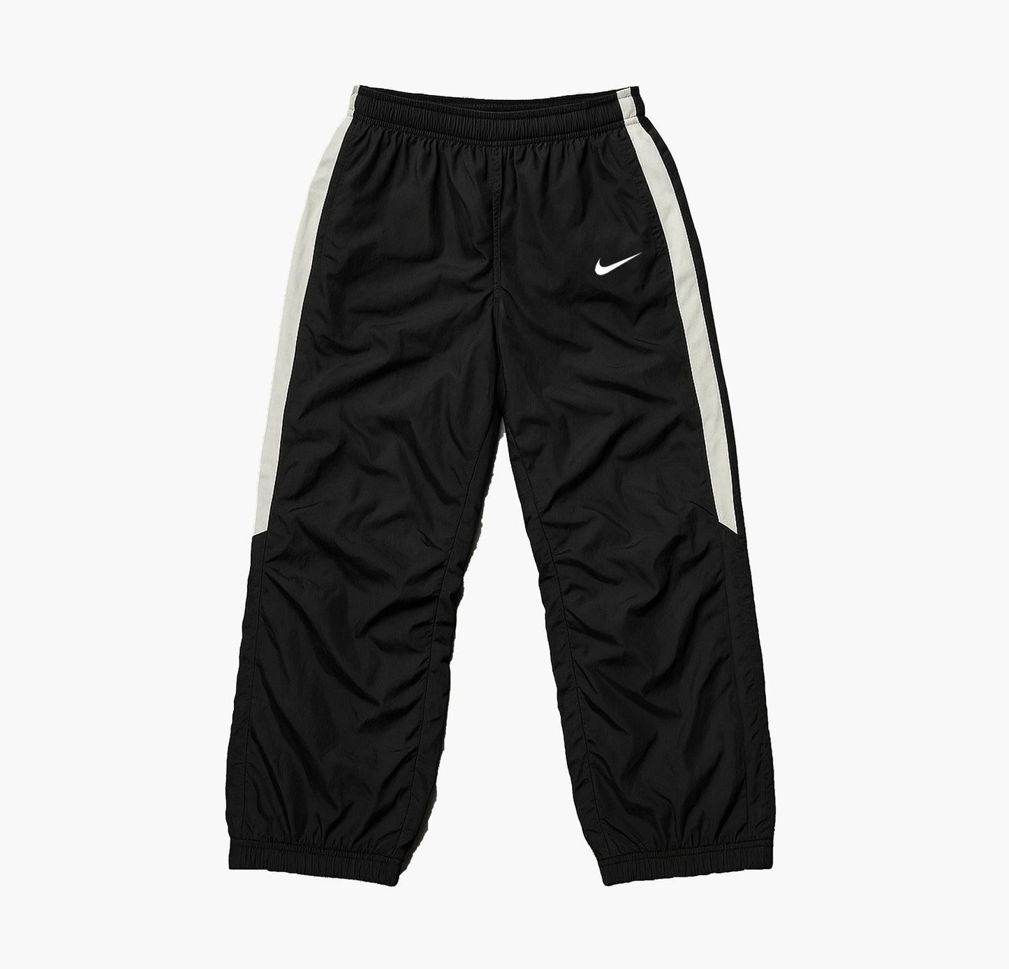 Nike Vintage Kids Track Pants Black & White (M)