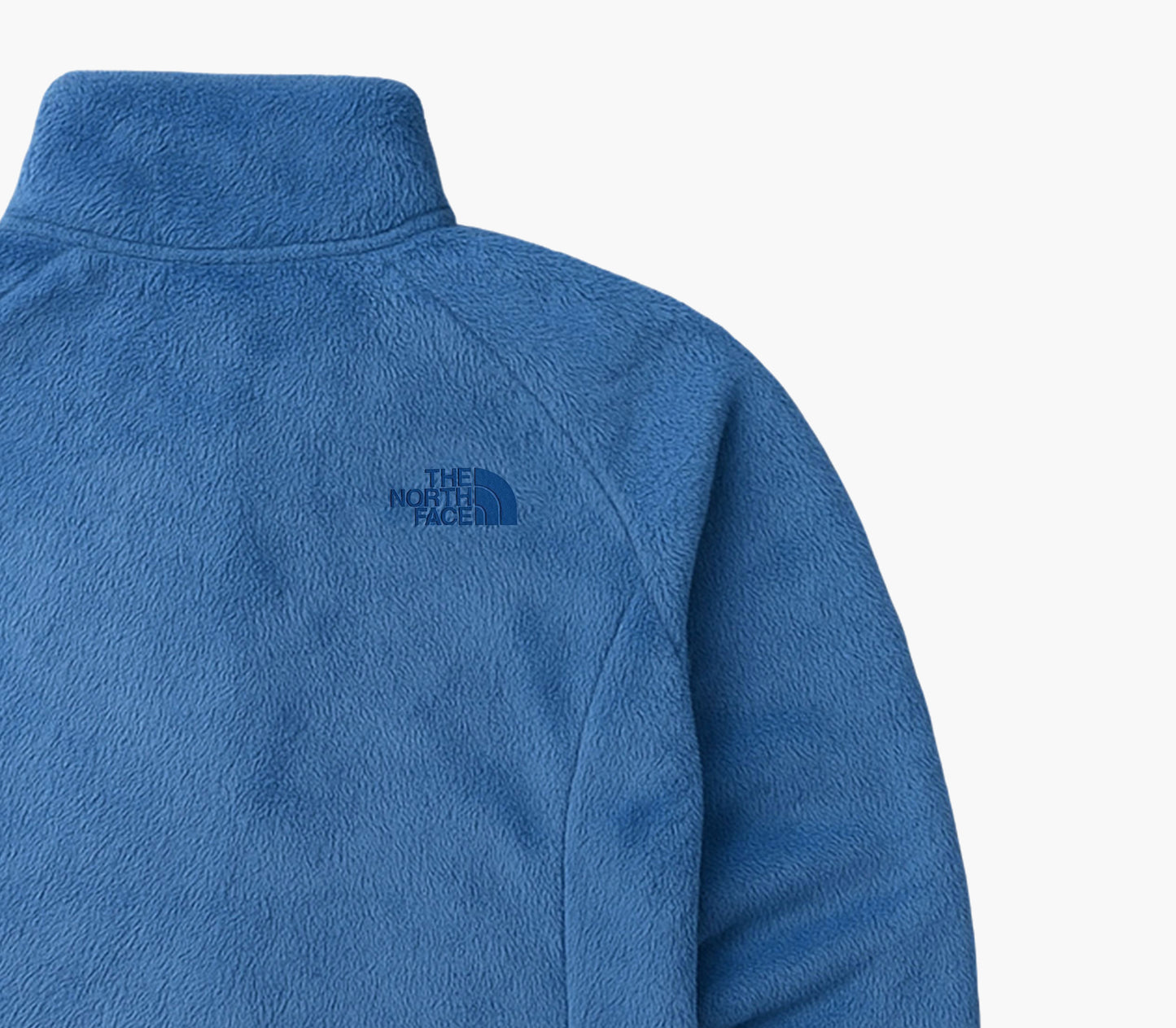 The North Face Vintage Faux Fur Fleece Jacket Blue / Light Blue (M)