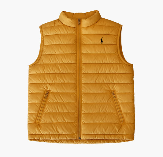 Ralph Lauren Yellow Puffer Vest (S)