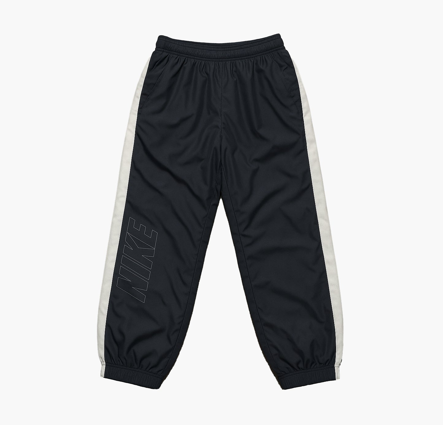 Nike Vintage Kids Track Pants Black & White (M)