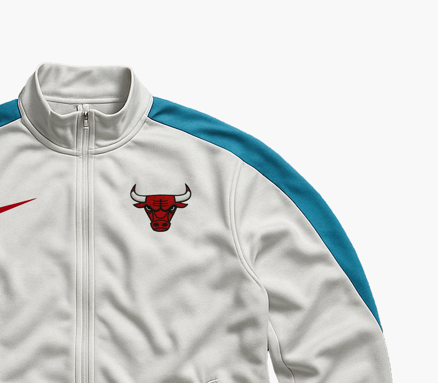 Nike Chicago Bulls White & Light Blue Jacket (L)