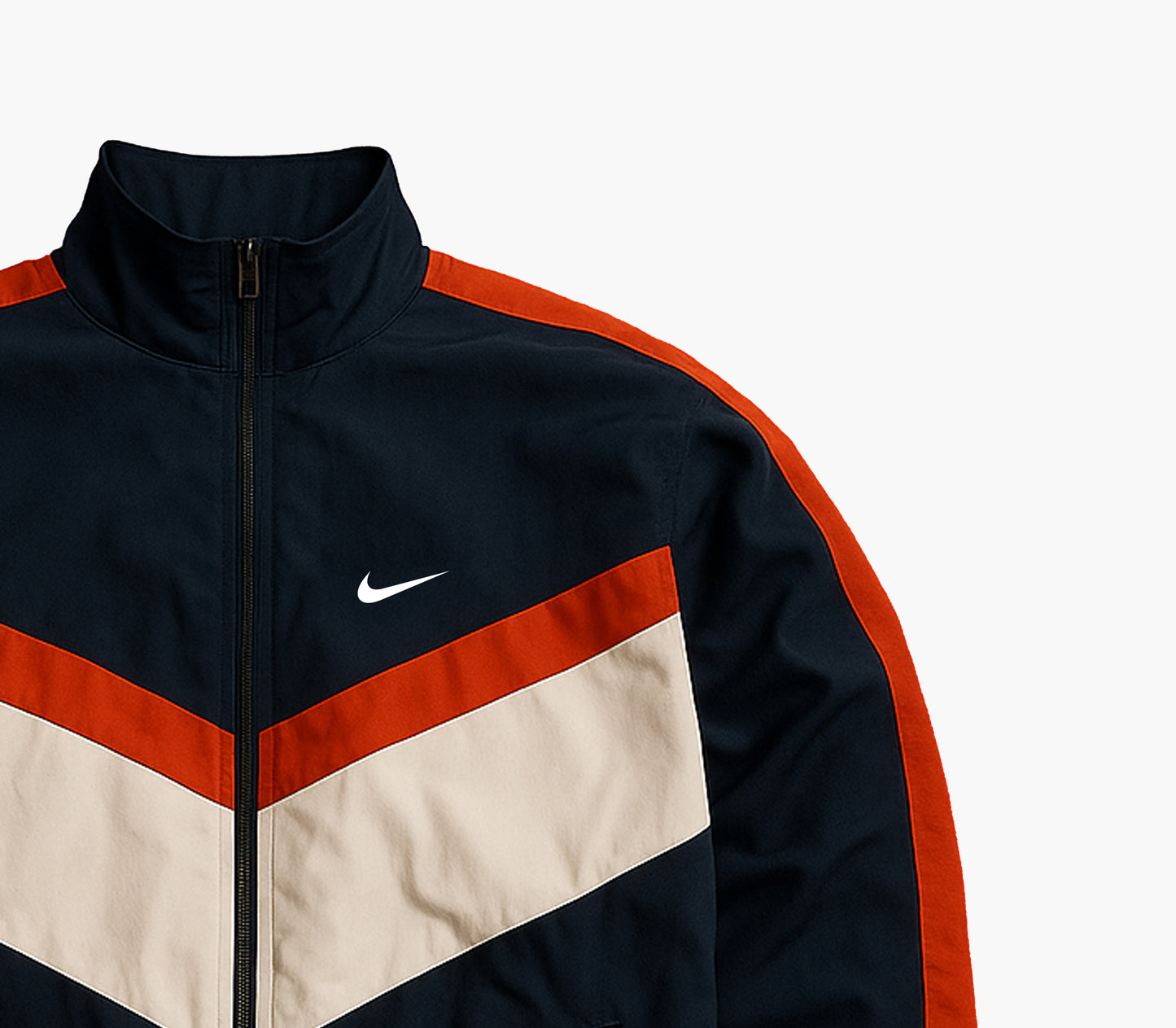 Nike Red & White Track Jacket (L)