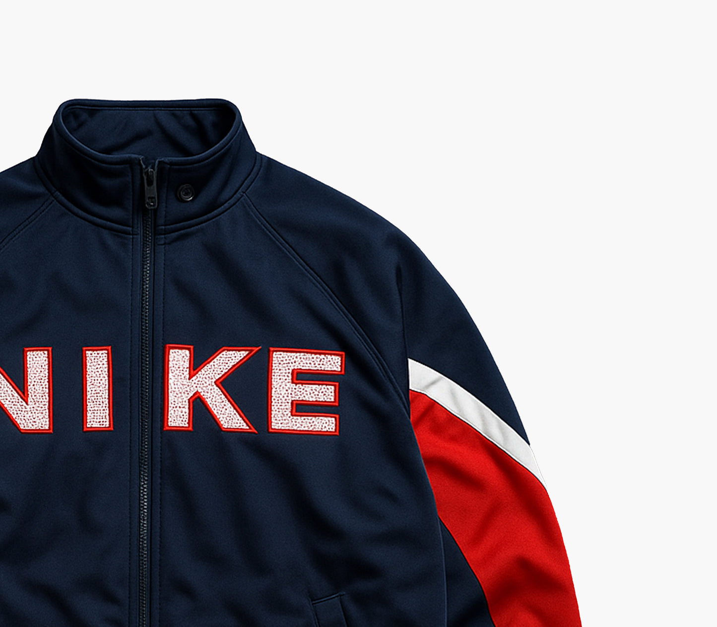 Nike Navy & Red Vintage Track Jacket (L)