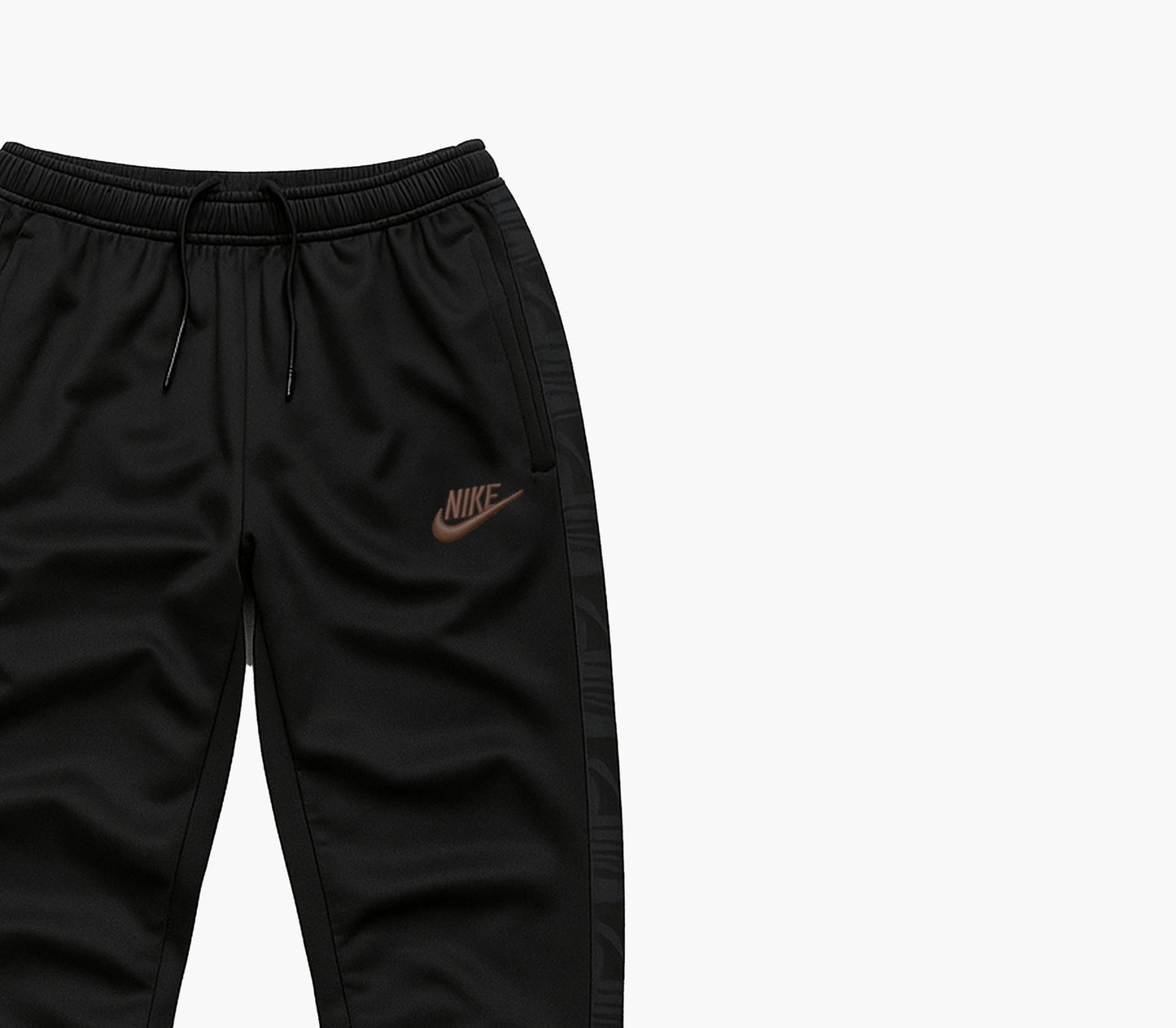 Nike Black Jogging Pants Embroidered Logo (M)