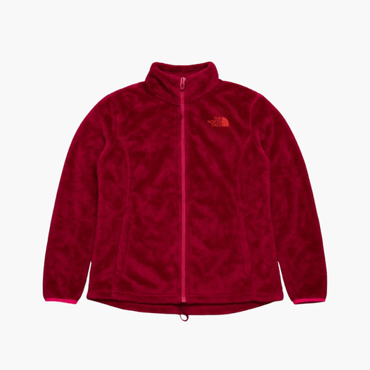 The North Face Teddy Fleece Jacket Embroidered Logo (Women's L)