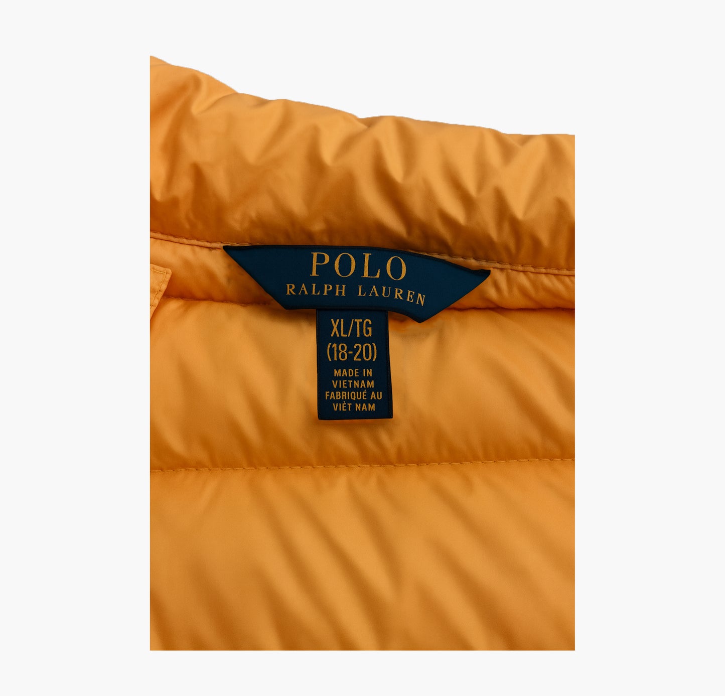 Ralph Lauren Yellow Puffer Vest (S)