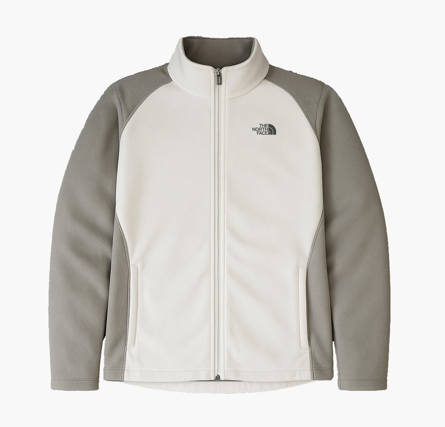 The North Face Vintage Women’s Fleece Jacket Grey & White (L)
