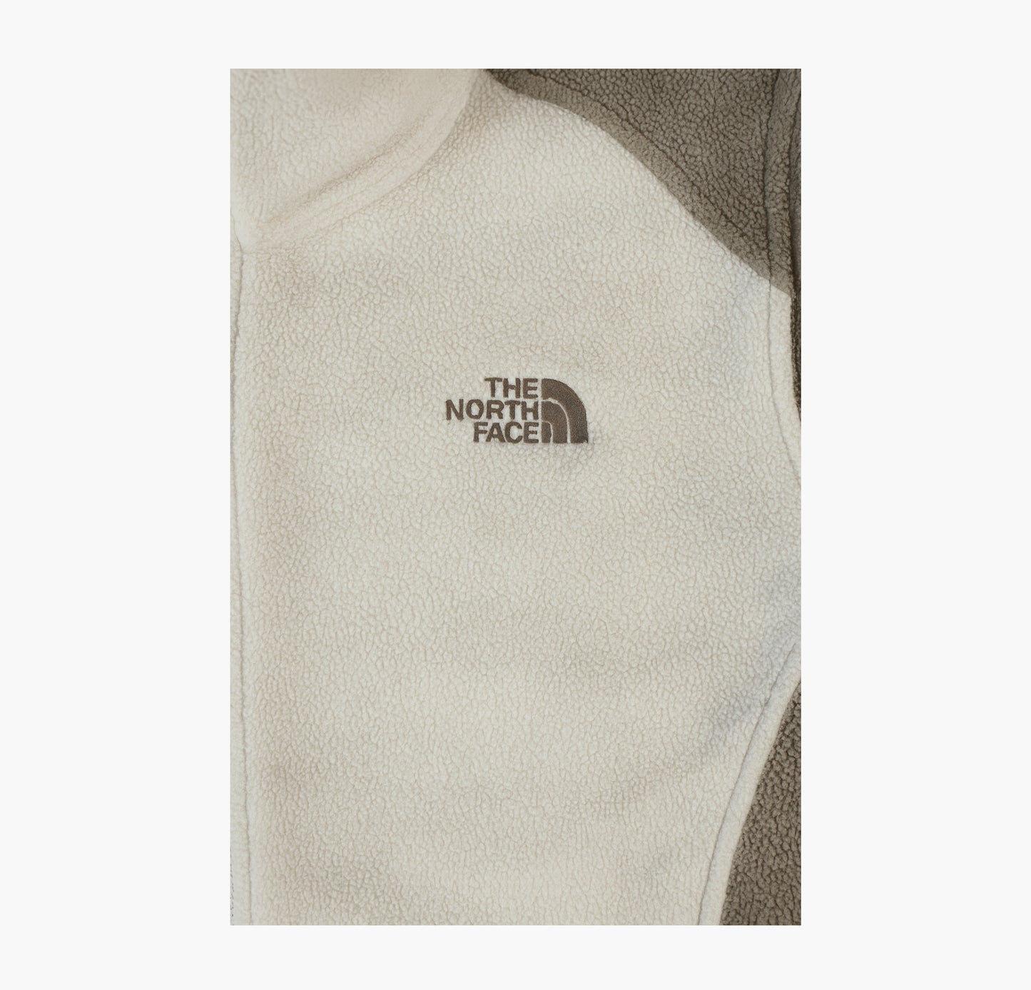 The North Face Vintage Women’s Fleece Jacket Grey & White (L)