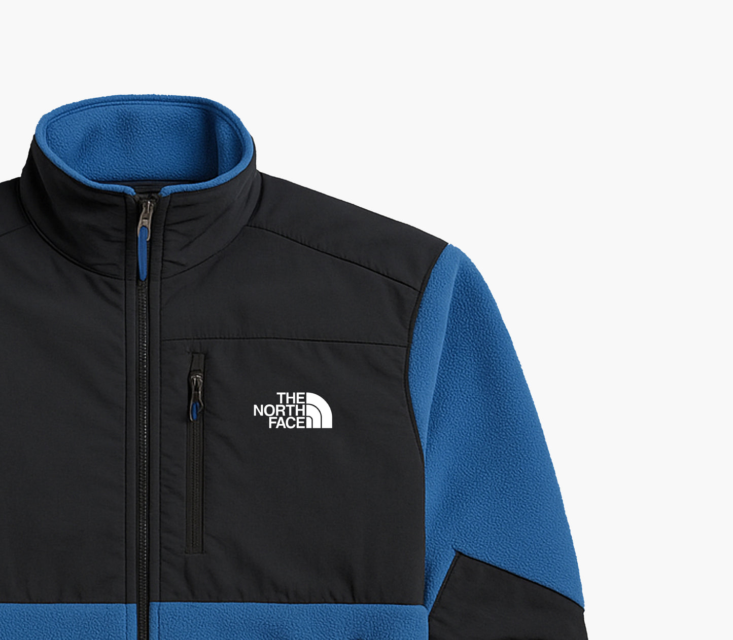 The North Face Vintage Women’s Fleece Jacket Grey & Blue (S)