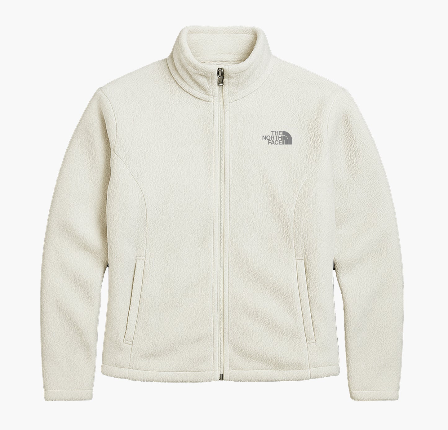 The North Face Vintage Women’s Fleece Jacket White Full Zip (S)
