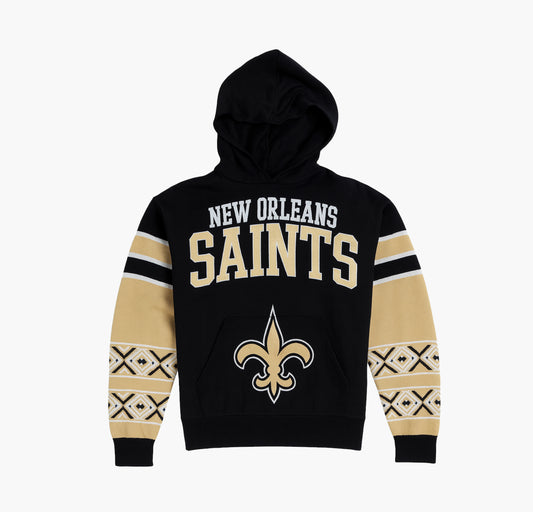 NFL Kids Hoodie USA Sports Orlando Saints Embroidered Logo (L)